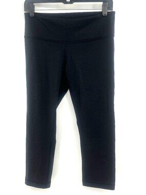 Lululemon Cropped Black Leggings Women's Medium